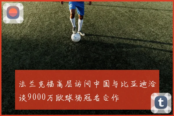 法兰克福高层访问中国与比亚迪洽谈9000万欧球场冠名合作